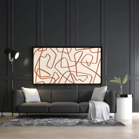 Line Maze Canvas Art