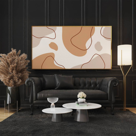 Abstract Camouflage Canvas Art
