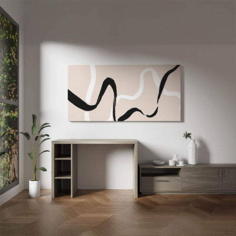 Wavy Lines Canvas Art