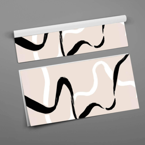 Wavy Lines Poster Art