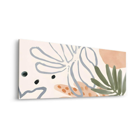 Tropical Leaves Dibond Matt Art