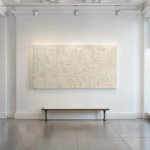 Abstract Faces Canvas Art