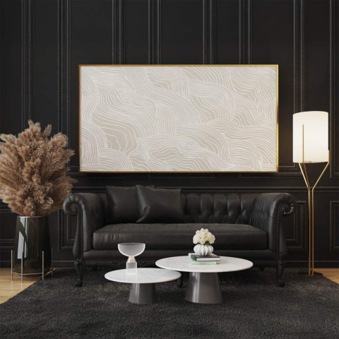 Flowing Lines Canvas Art