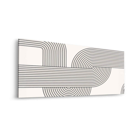 Flowing Lines Dibond Matt Art