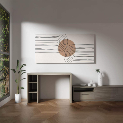 Maze Lines Canvas Art