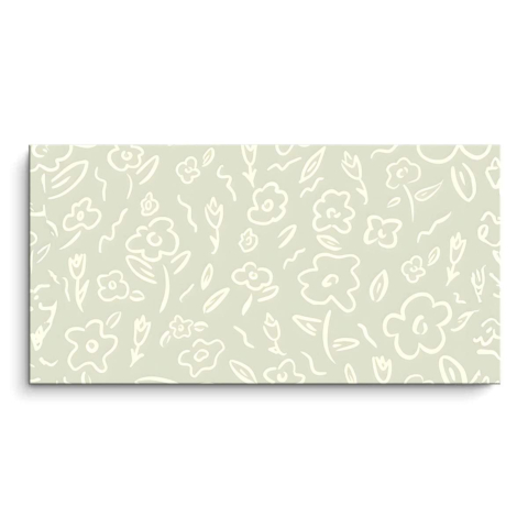 Blumenmuster PVC Matt Kunst