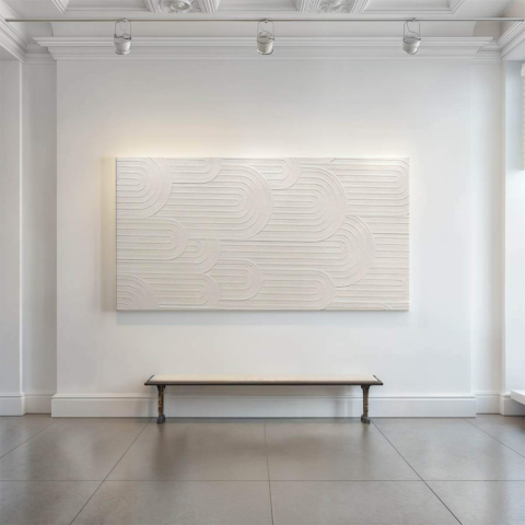 Circles and Lines Canvas Art