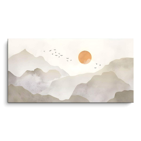 Mountain Sunset PVC Matt Art