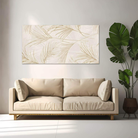 Palm Leaves Canvas Art