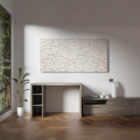 Maze Pattern Canvas Art