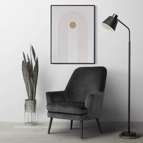 Minimalistische Bogen Leinwandbild