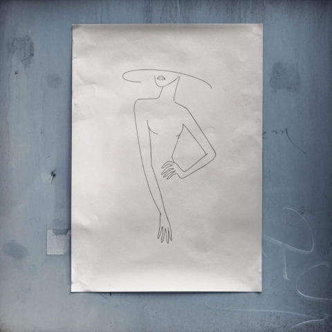 Nackte Frau Poster