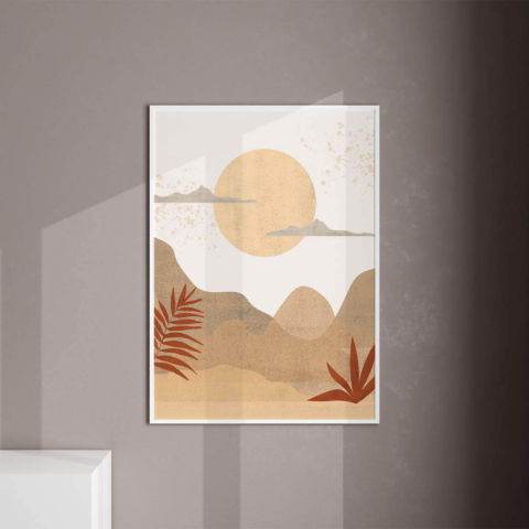 Wüstenlandschaft Leinwandbild