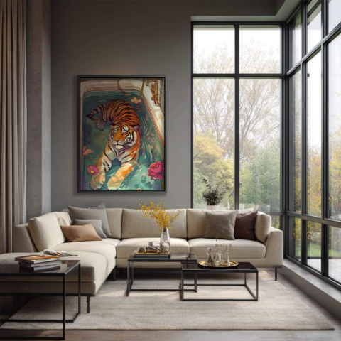 Tiger Leinwandbild