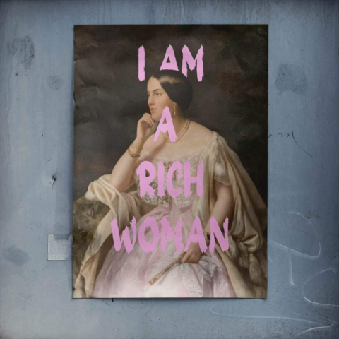 I Am a Rich Woman Poster Art