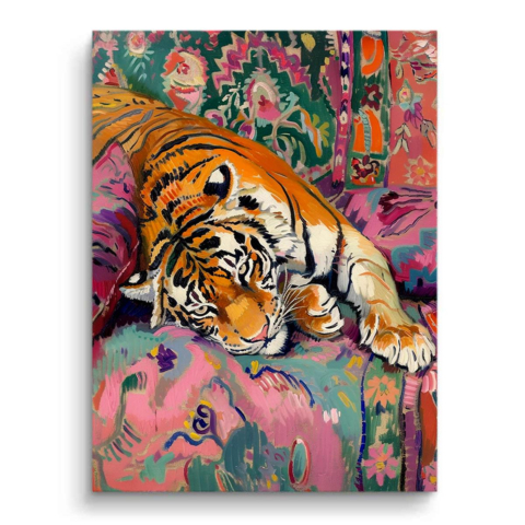 Liegender Tiger PVC Matt