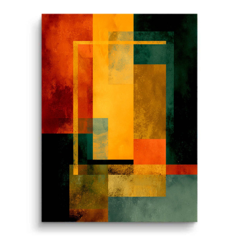 Abstract Geometric Art PVC Matt Art