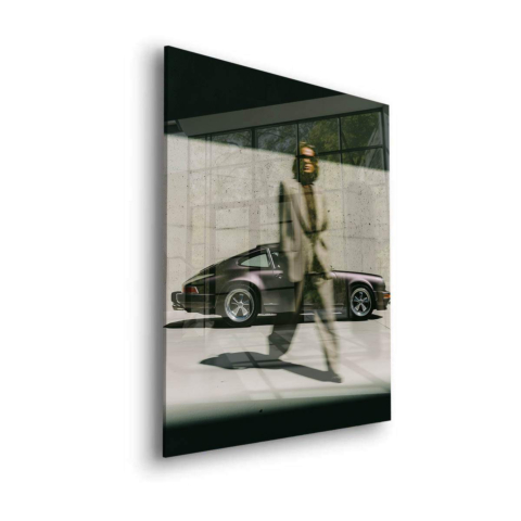Verschwommene Frau Acrylglasbild