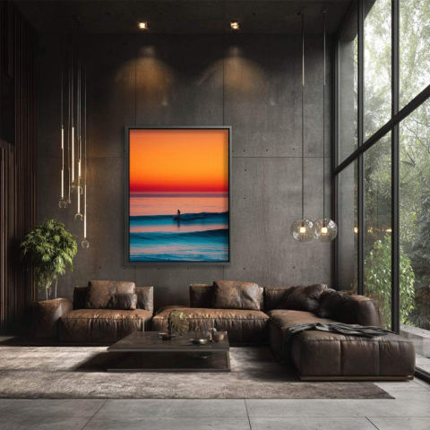Surfing Canvas Art