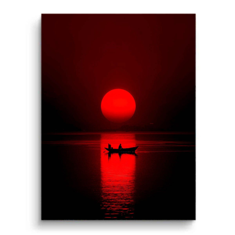 Red Sunset PVC Matt Art