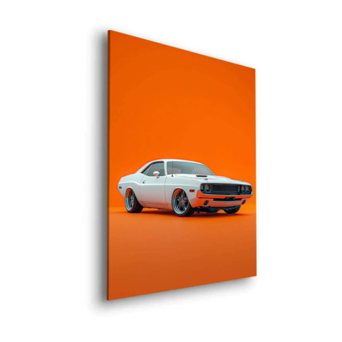 Dodge Challenger Samotny Challenger Obraz na Dibond Mat
