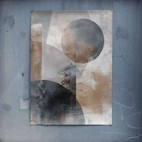 Cercles abstraits Affiche