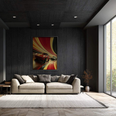 Course Porsche Tableau sur Toile