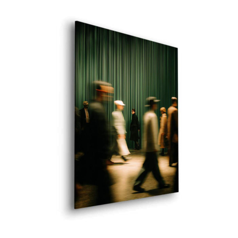Gens Tableau sur Dibond Mat