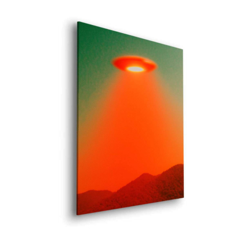 UFO Obraz na Dibond Mat