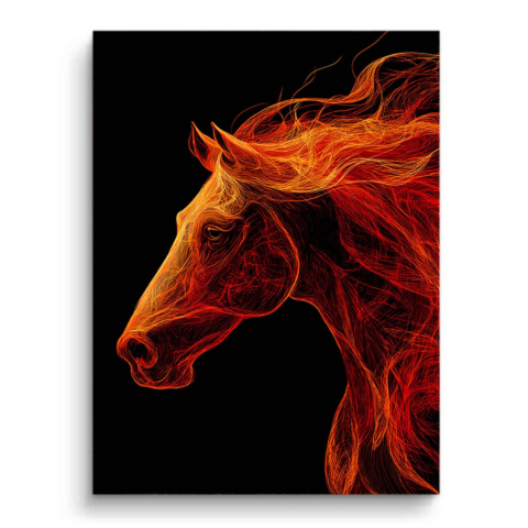 Fire Horse PVC Matt Art