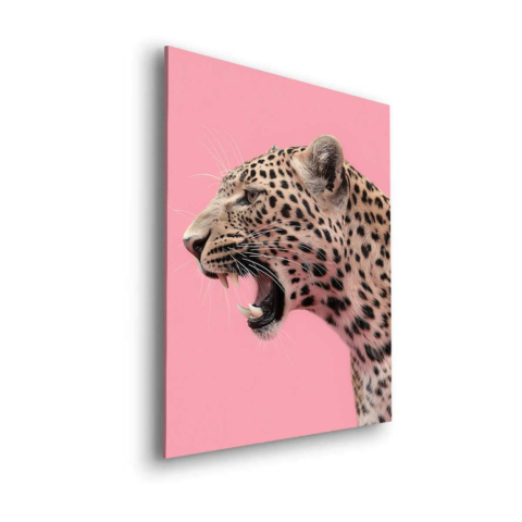 Roaring Panther Dibond Matt Art