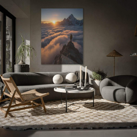 Sunrise Peak Canvas Art