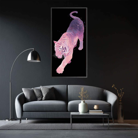 Galaxie Bengal Leinwandbild