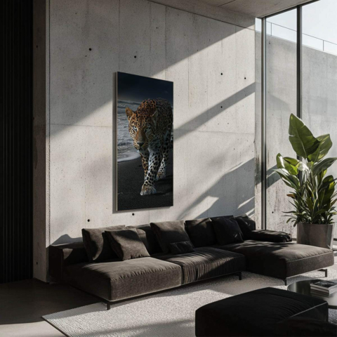 Leopard Dibond Matt Art