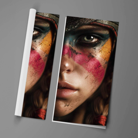 Beauté Colorée Affiche