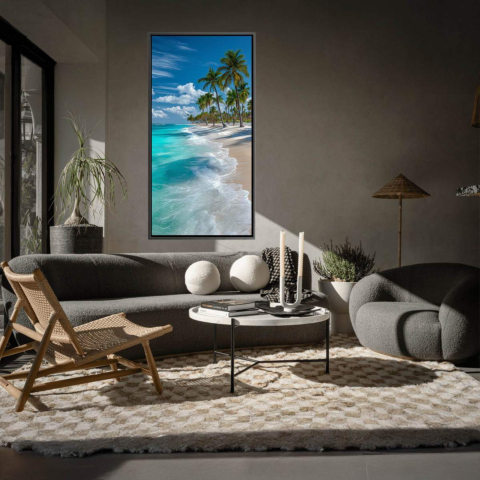 Tropical Beach Canvas Art