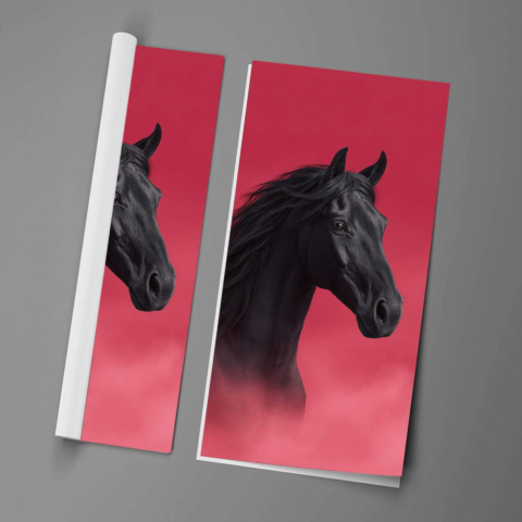 Black Horse Poster Art
