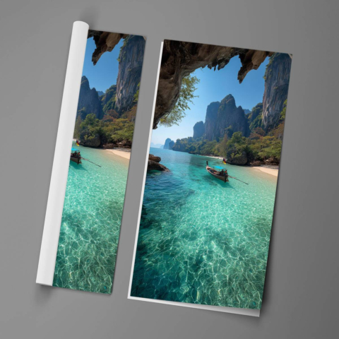 Lagune Azure Affiche