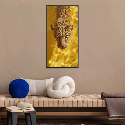 Leopard Leinwandbild