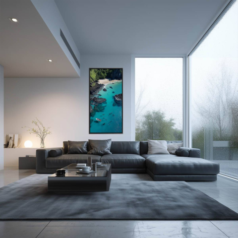Dauphins Hawaïens Tableau sur Toile