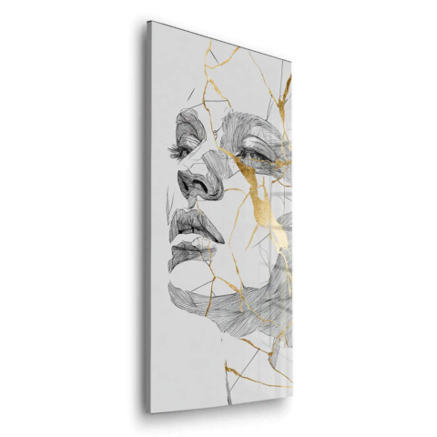 Zerbrochene Schönheit Acrylglasbild