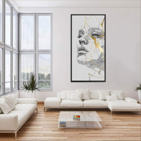 Beauté Brisée Tableau sur Toile