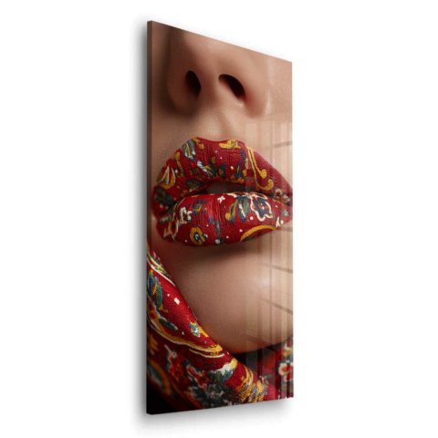 Motif Paisley Verre Acrylique