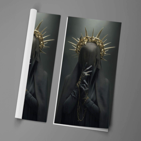 Heiliger Poster PVC Glanz