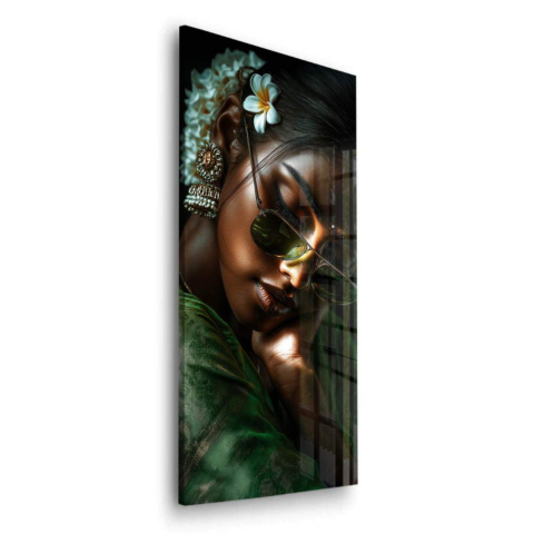 Tropische Eleganz Acrylglasbild