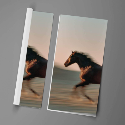 Laufendes Poster PVC Matt