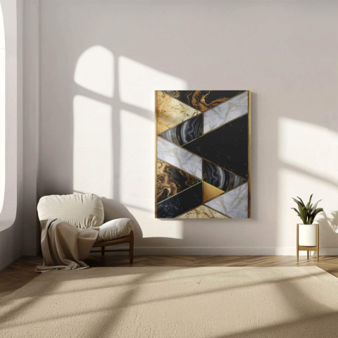 Arte de Mármol Cuadro sobre Lienzo