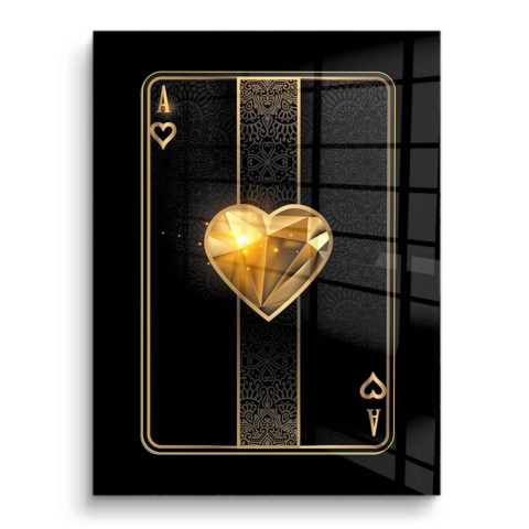 As de Corazones PVC Brillante