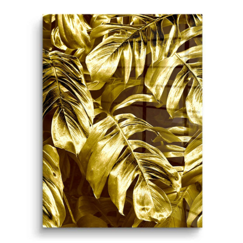 Hojas Doradas PVC Brillante