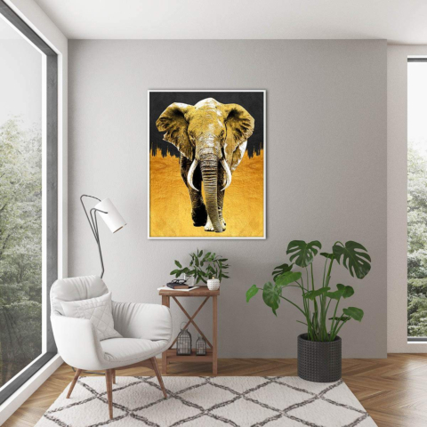 Elefanten Leinwandbild